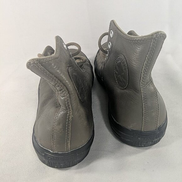 Converse Brown Leather High Top Sneakers Shoes Mens 10.5 10040000C Thinsulate - Picture 3 of 14